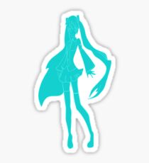 minimalistic miku Sticker