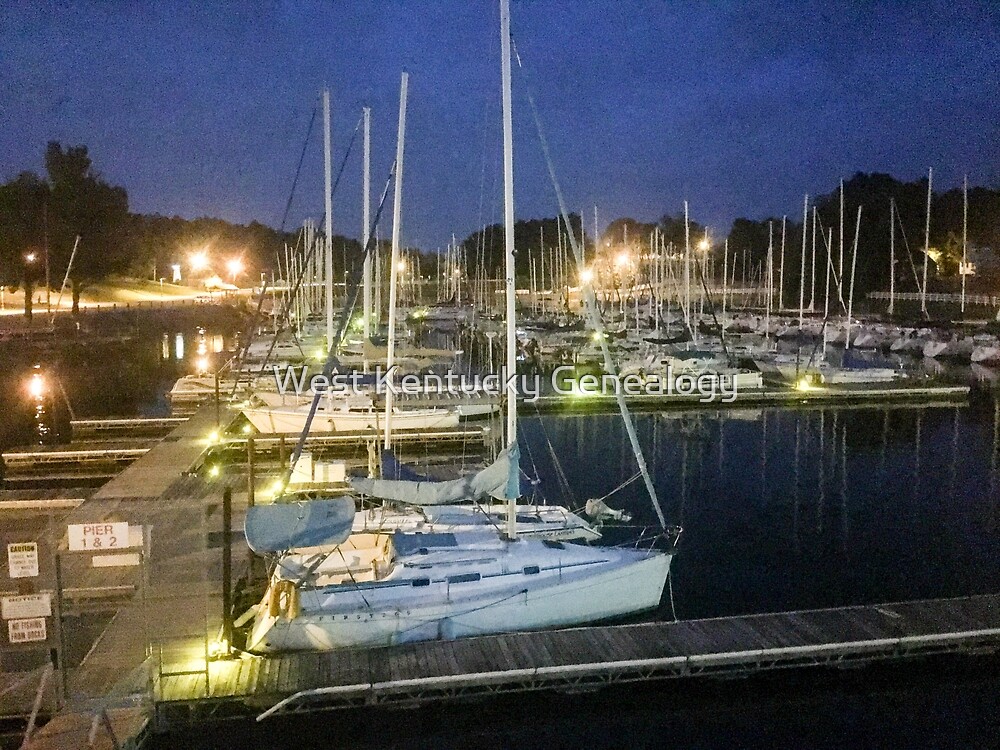 "Grand Rivers Marina In Kentucky" by West Kentucky Genealogy Redbubble