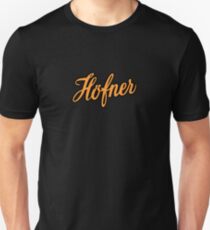 Vintage Hofner Orange Unisex T-Shirt