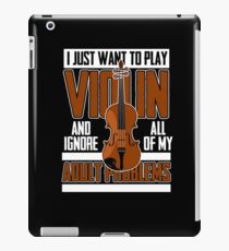 Musician Violinst iPad Case/Skin