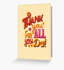 Thank you! Greeting Card