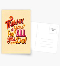 Thank you! Postcards