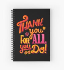 Thank you! Spiral Notebook