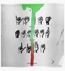Junge Thug Slime Sprache Poster
