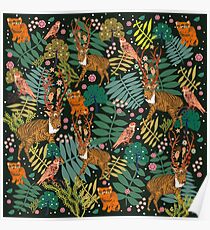Deer Forest Poster