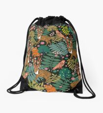 Deer Forest Drawstring Bag