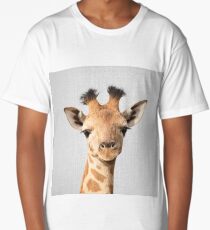 Baby Giraffe - Colorful Long T-Shirt
