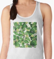 Green Leaf Pattern 8 Women's Tank Top