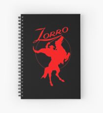 Zorro! (Scarlet Edition) Spiral Notebook
