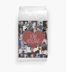 I love Tom Holland collage Duvet Cover