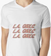 L.A. Girls Repeat Men's V-Neck T-Shirt