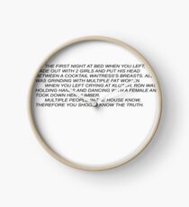 Sammi Anonymous Letter Clock