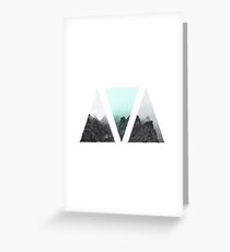 Rocks in blue Greeting Card