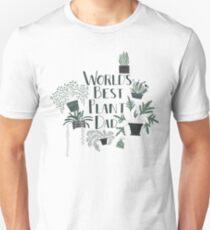 Der beste Pflanzenpapa der Welt Slim Fit T-Shirt