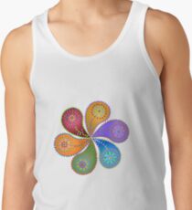 Flower Geometric Design Tank Top