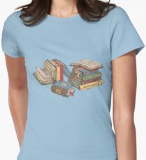 Books Women's Fitted T-Shirt