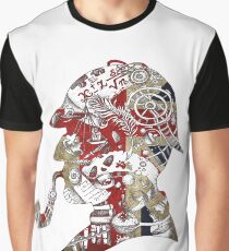 Union Jacked Sherlock Graphic T-Shirt
