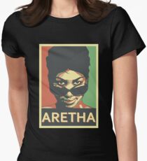 Aretha Franklin Shades Women's Fitted T-Shirt