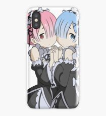 Re:Zero Cute Rem and Ram iPhone Case