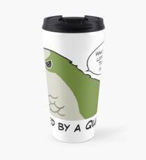 Im Besitz eines grünen Quäkers Thermosbecher