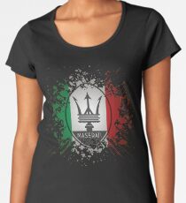 Camiseta premium para mujer MASERATI
