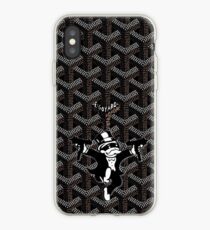 black mono iPhone Case