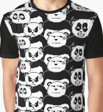Retro Pandas Graphic T-Shirt