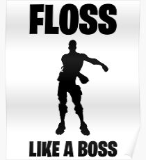 Floss Like A Boss Dance Emote Celebration Fortnite Poster