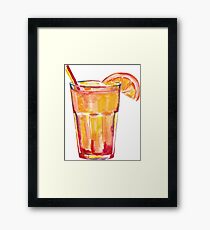 cocktail sex on the beach Framed Print