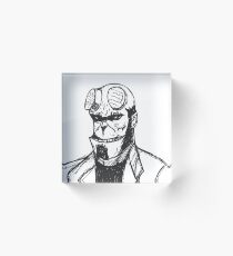 Hellboy Acrylic Block