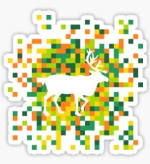 Moose in the square Sticker