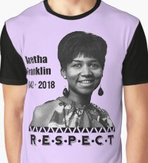 Aretha Franklin | 1942 - 2018 | Respect Graphic T-Shirt