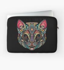 Funda para portátil gato mandala
