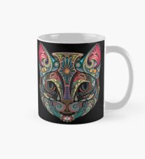Taza gato mandala