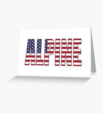 Alpine Texas Greeting Card