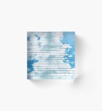World of Pixels Acrylic Block