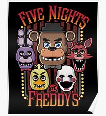 Fünf Nächte in Freddys Pizzeria Multi-Character Poster