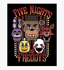 Fünf Nächte in Freddys Pizzeria Multi-Character Fotodruck