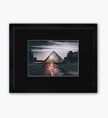 Pariser Pyramide Gerahmtes Wandbild