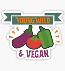 Design for vegans Sticker