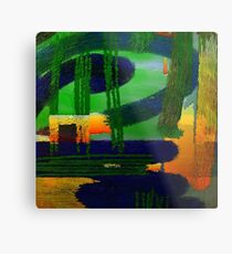 Abstrakte Landschaft Metal Print