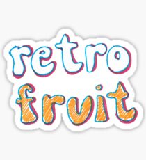 Retro Fruit Sticker
