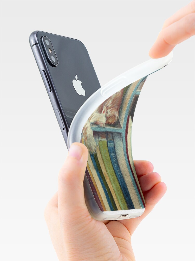 Vista alternativa de Funda y vinilo para iPhone Bastante bien leído