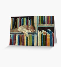 Quite Well Read Greeting Card