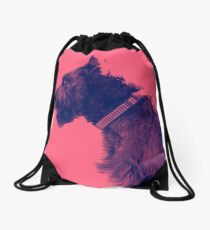 Pet Portraiture, Profile Drawstring Bag
