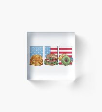 American Food Acrylic Block