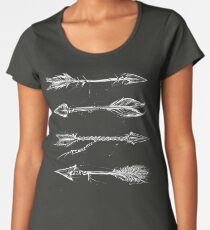 Camiseta premium para mujer Arrow Brothers * misty white *