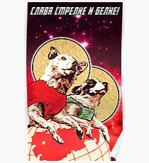 Ehre Strelka und Belka! Poster
