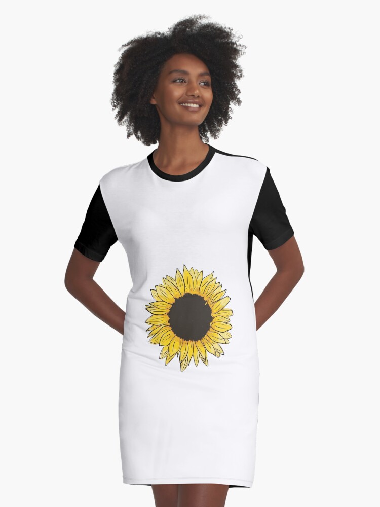 sunflower t shirt dress