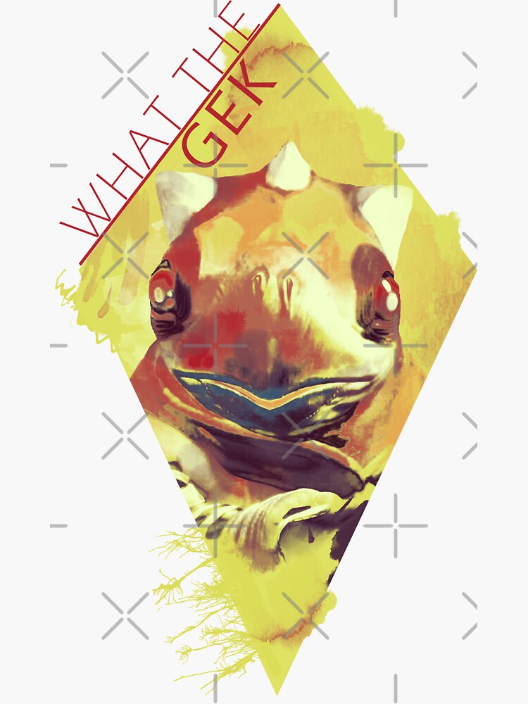  What the Gek  Sticker  by Kaybi76 Redbubble